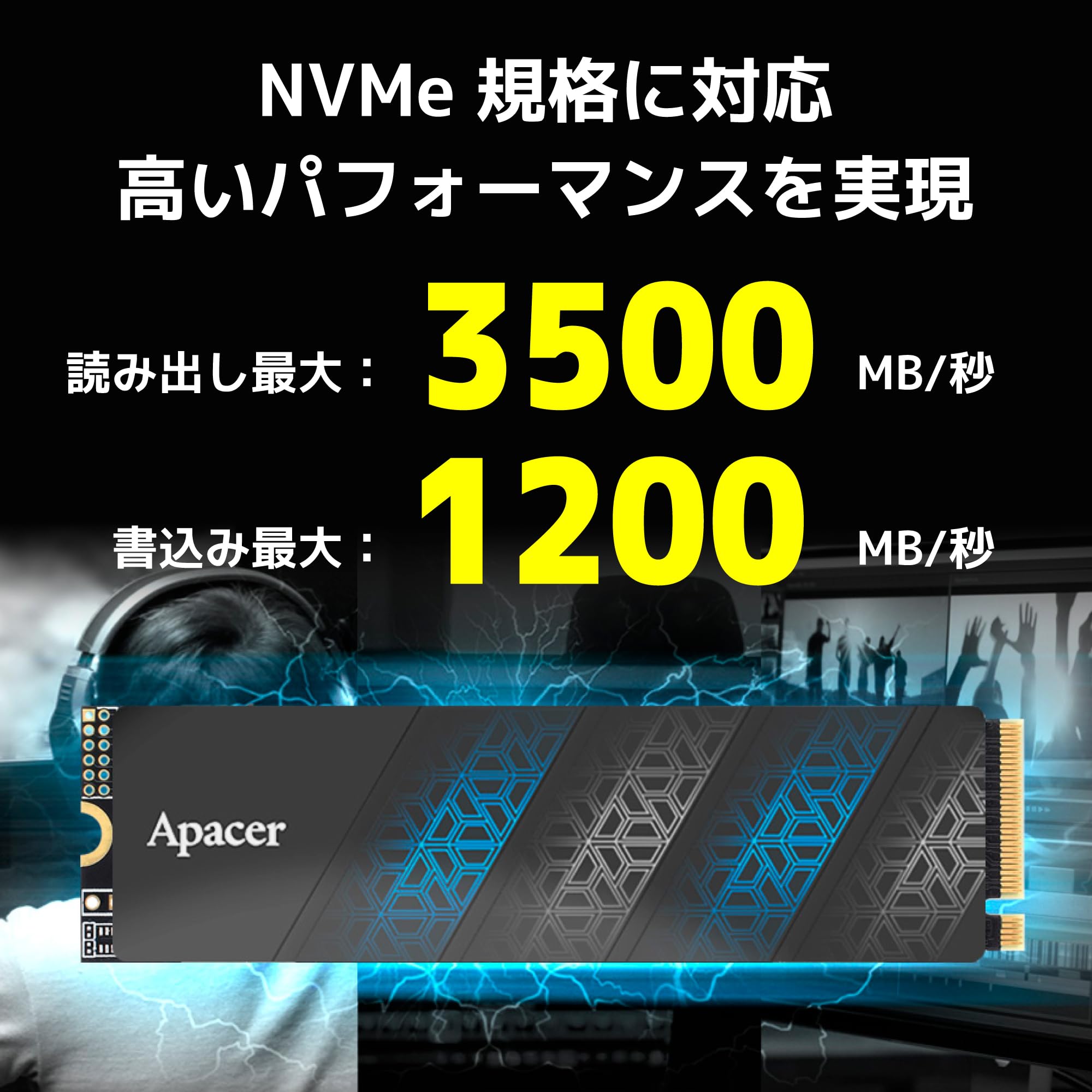 【SSD 256GB 3個セット】Apacer M.2 2280 NVMe PC Amazon | 【Amazon.co.jp 限定】 SEKC SSD 256GB NVMe M.2 2280